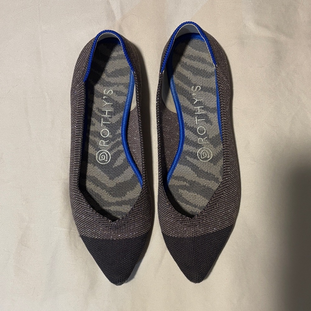 Rothy's Women's Twilight Metallic Captoe Point